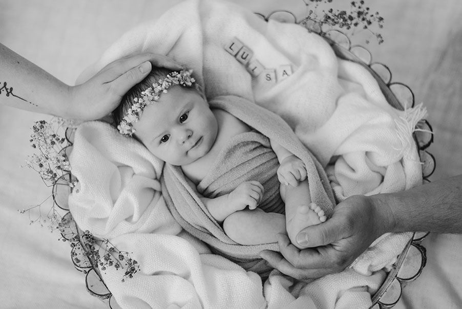 Baby-Fotoshooting Hände